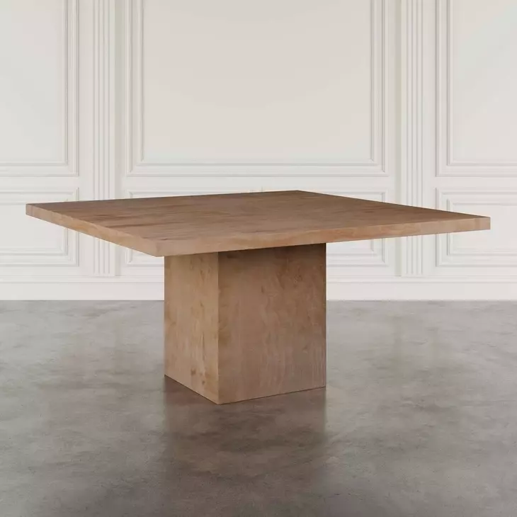 Sequoia Rustic Brown 60" Square Dining Table