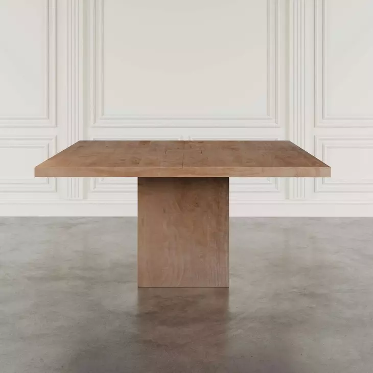 Sequoia Rustic Brown 60" Square Dining Table