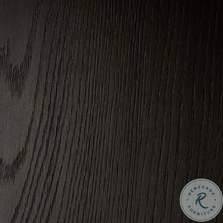 Warby Worn Black Oak 94" Rectangular Dining Table