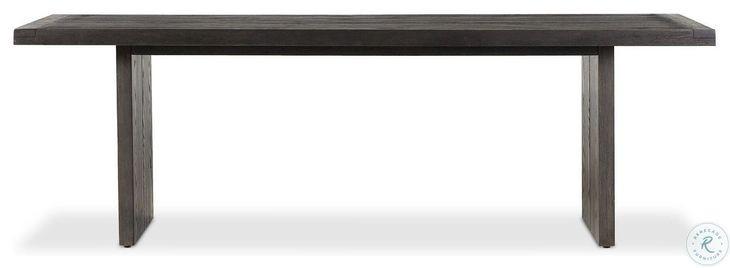 Warby Worn Black Oak Rectangular Dining Room Set