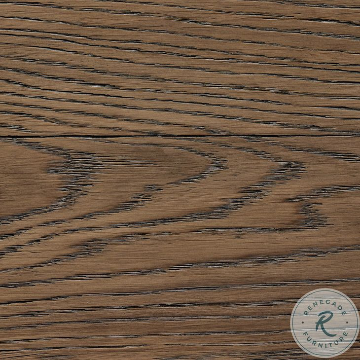 Warby Worn Oak Veneer Rectangular Coffee Table