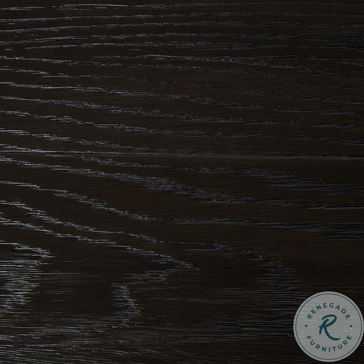 Warby Worn Black Veneer Rectangular Occassional Table Set