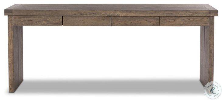 Warby Worn Oak Veneer 78" Desk