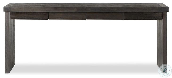 Warby Worn Black Veneer Home Office Set