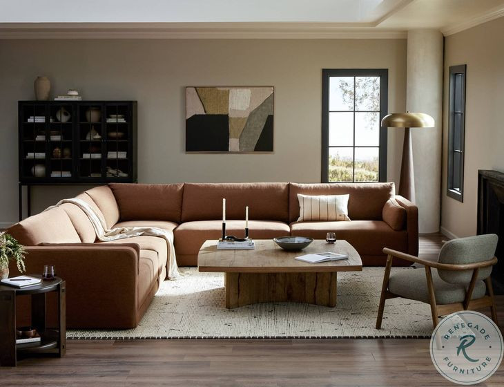 Brinton Rustic Oak Veneer Square Coffee Table