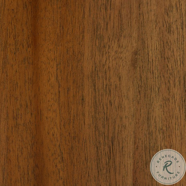 Paden Seasoned Brown Acacia 2 Drawer Nightstand