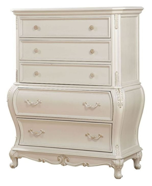 Chantelle Cream 5 Drawer Chest