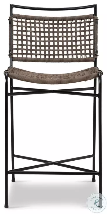 Wharton Earth Rope Outdoor Counter Height Stool