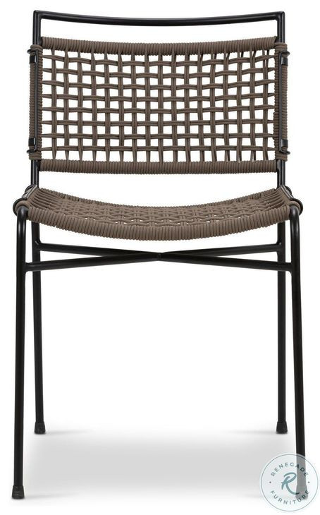 Wharton Earth Rope Outdoor Dining Chair Set of 2