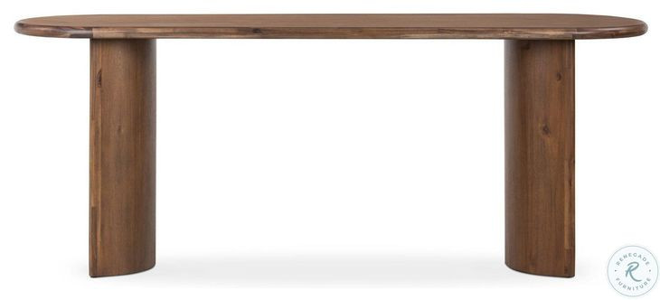 Paden Seasoned Brown Acacia 78" Large Console Table