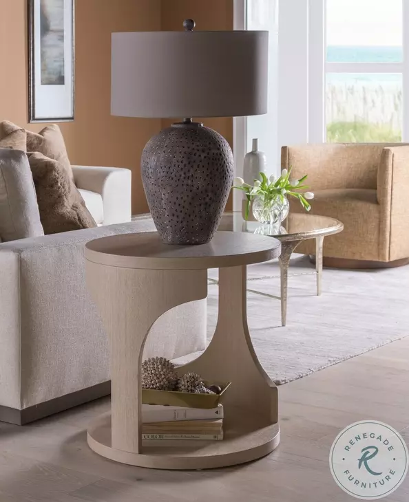 Signature Designs Sandscape St Ives Round End Table