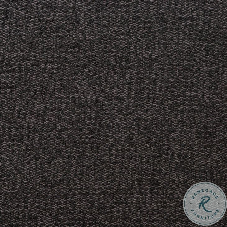 Quincy Lisbon Charcoal Performance Fabric King Upholstered Bed