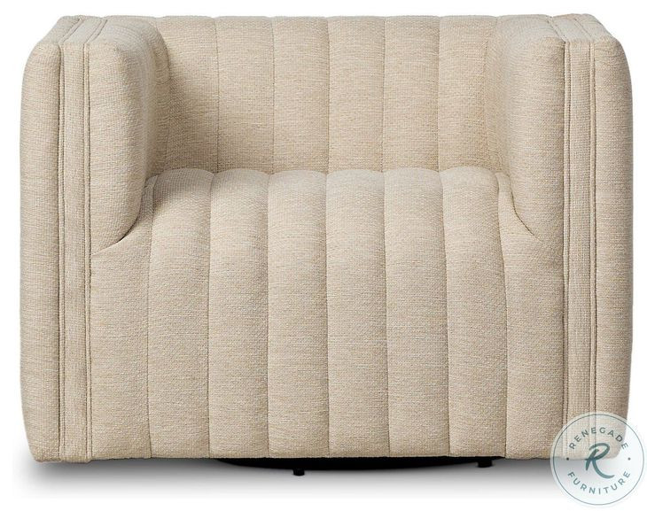 Augustine Casa Cream Outdoor Swivel Chair