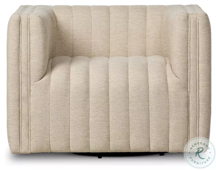 Augustine Casa Cream Outdoor Swivel Chair