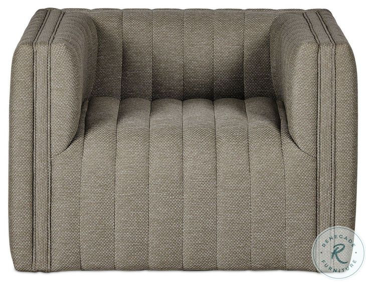 Augustine Casa Grey Outdoor Swivel Chair