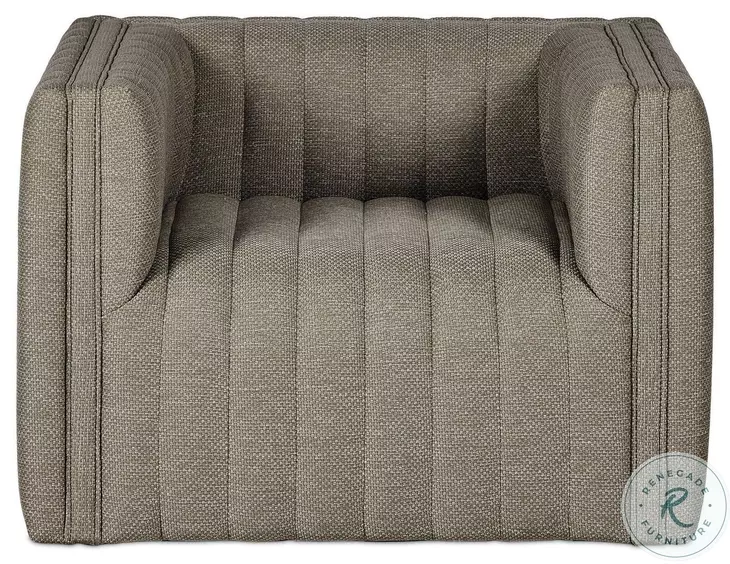 Augustine Casa Grey Outdoor Swivel Chair