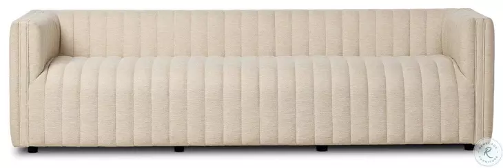 Augustine Casa Cream 96" Upholstered Outdoor Sofa
