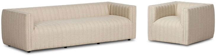 Augustine Casa Cream Upholstered Outdoor Living Room Set