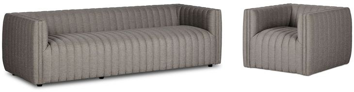 Augustine Casa Grey Upholstered Outdoor Living Room Set