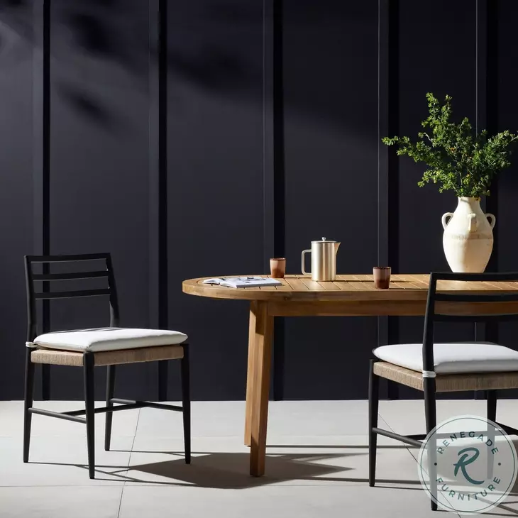 Glenmore Stinson White Outdoor Dining Chair Set of 2
