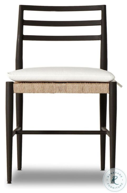 Glenmore Stinson White Outdoor Dining Chair Set of 2