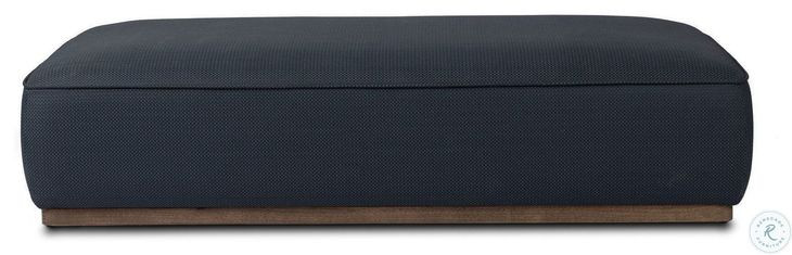 Sinclair Fresno Cobalt Cocktail Rectangular Ottoman