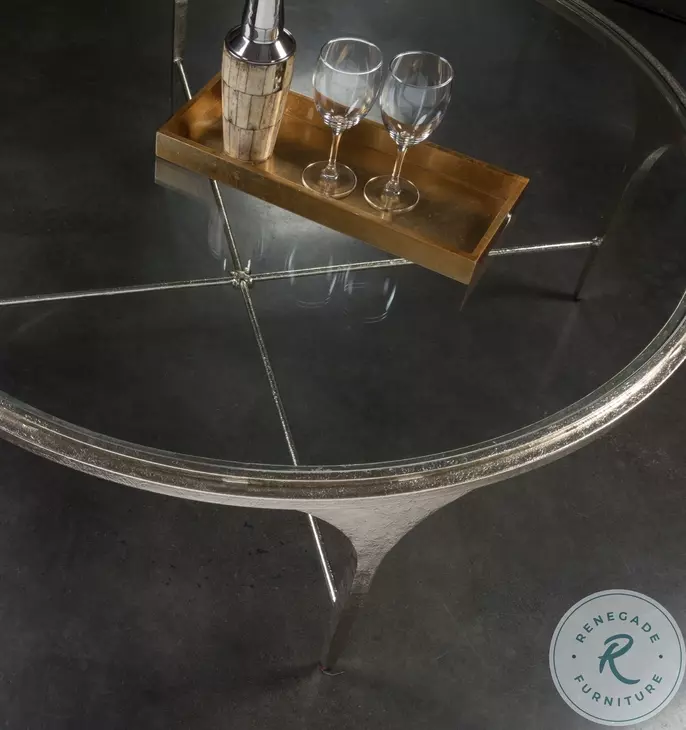 Signature Designs Champagne Round Porto Cocktail Table