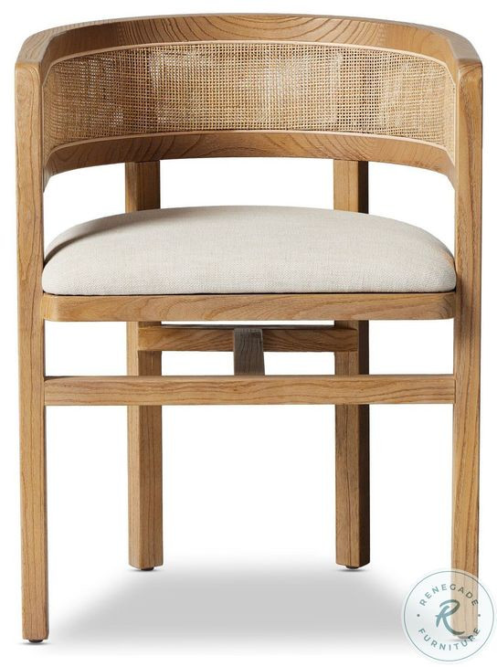 Cordoba Bergamo Parchment Dining Armchair