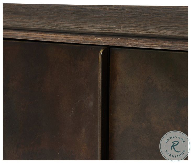 Arlington Espresso Oak Veneer 6 Door Sideboard | Coleman Furniture