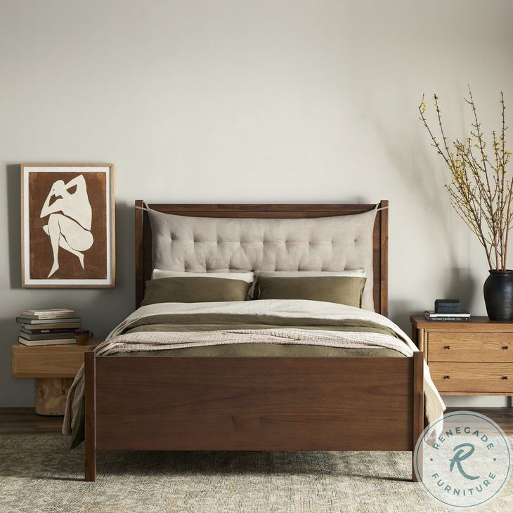 Sullivan Harbor Sand Performance Fabric Upholstered Bedroom Set