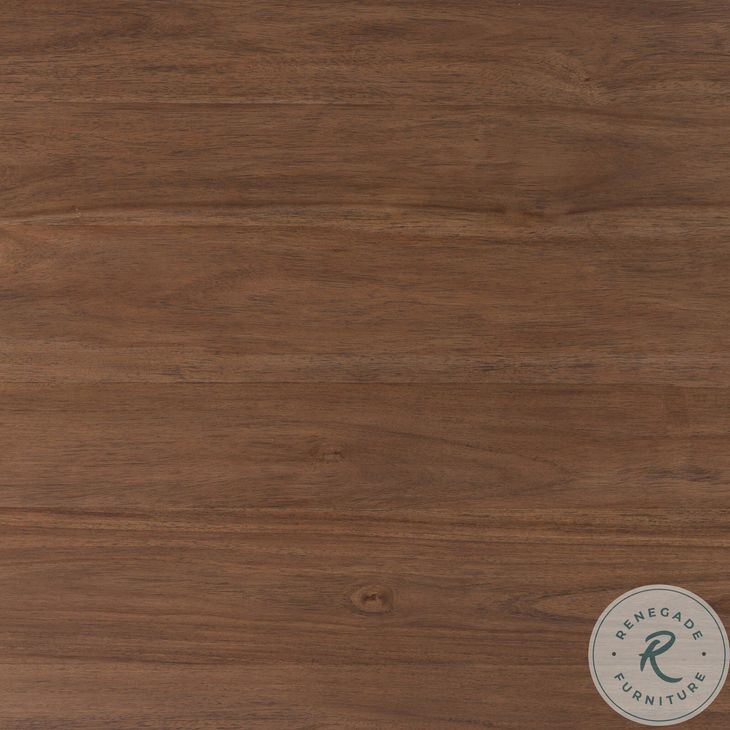 Paden Seasoned Brown Acacia Oval Coffee Table