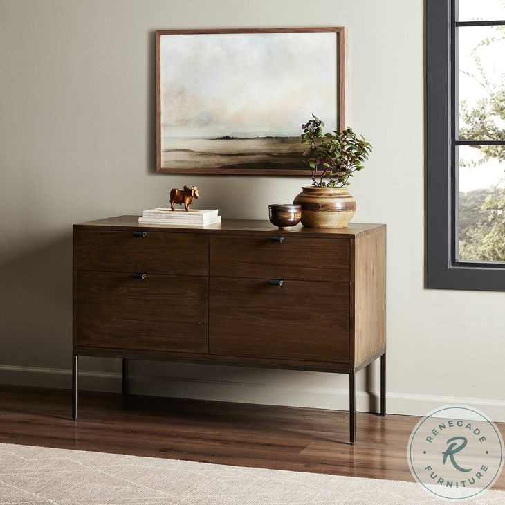 Trey Auburn Poplar Modular Wide Filing Cabinet