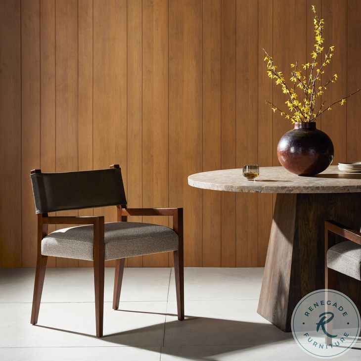 Ferris Tulsa Ink Performance Fabric Dining Armchair Set of 2