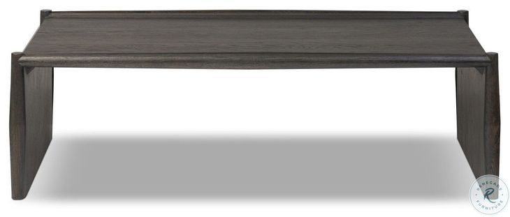 Glenview Smoked Black Oak Rectangular Coffee Table