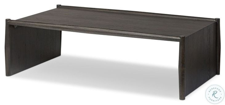 Glenview Smoked Black Oak Rectangular Coffee Table