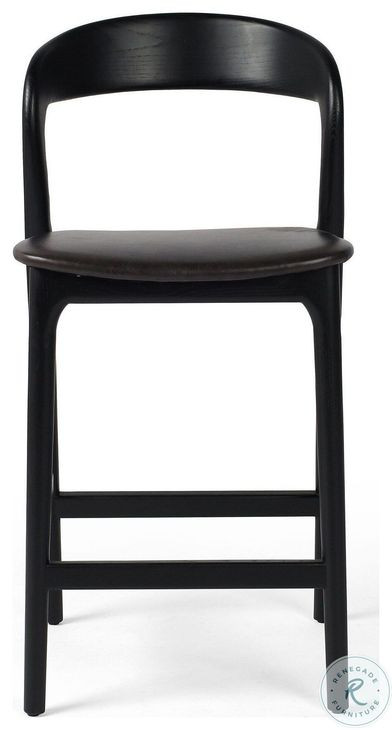 Amare Sonoma Black Counter Height Stool