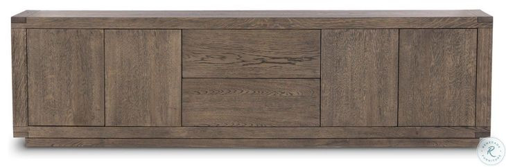 Warby Worn Oak Veneer 94" Media Console