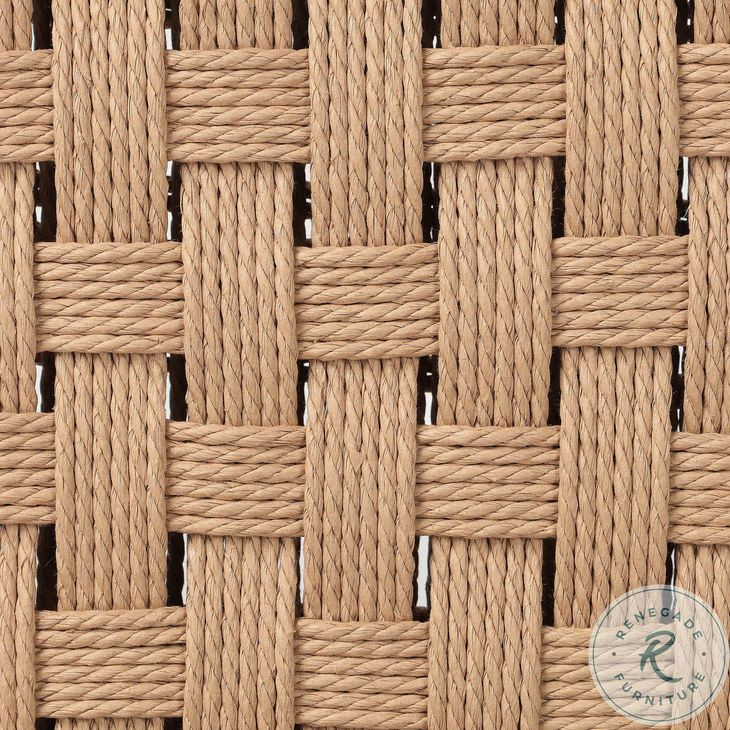 Hamlin Double Twisted Paper Cord Counter Height Stool