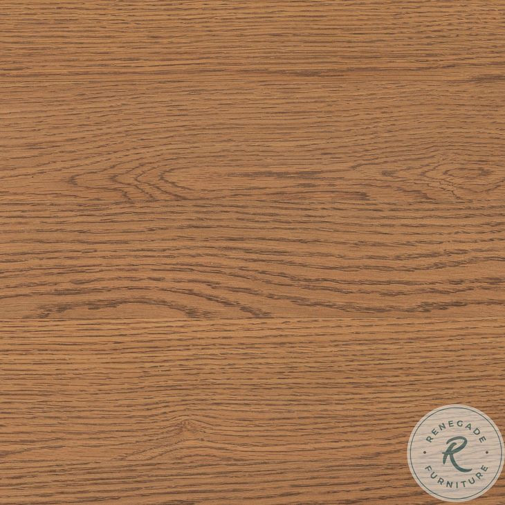 Roark Amber Oak Veneer 2 Drawer Nightstand