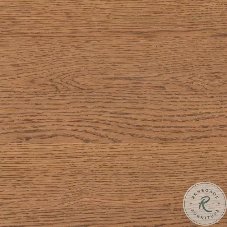 Roark Amber Oak Veneer 2 Drawer Nightstand