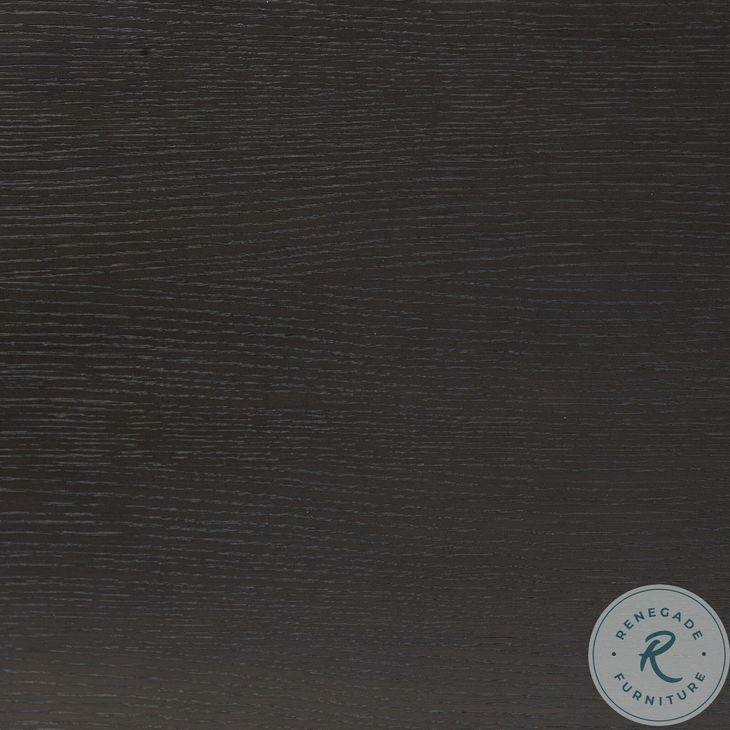 Roark Ebony Oak Veneer 2 Drawer Nightstand