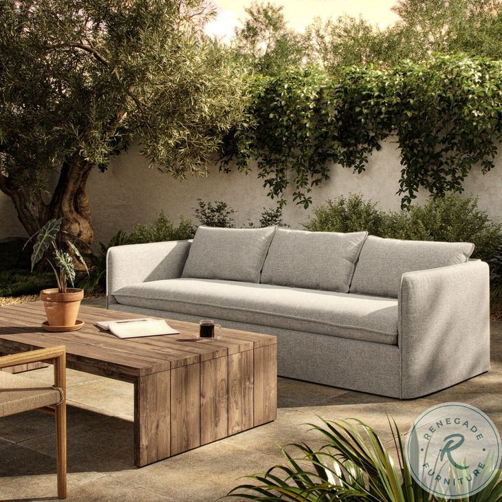 Andre Alessi Slate 96" Outdoor Sofa