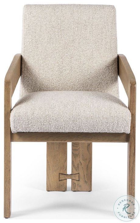 Roxy Somerton Ash Performance Fabric Dining Armchair