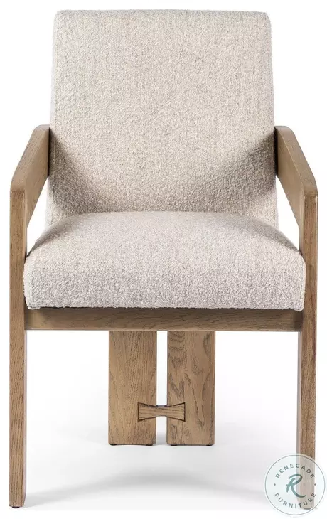 Roxy Somerton Ash Performance Fabric Dining Armchair