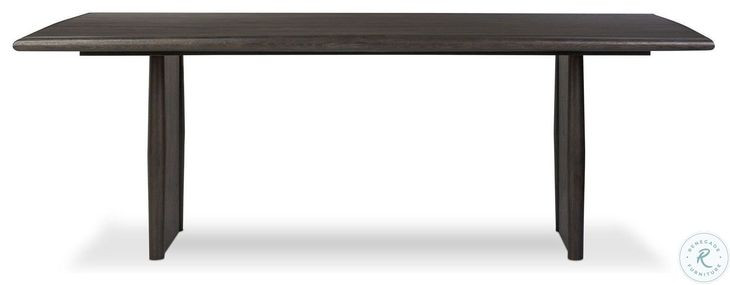 Glenview Smoked Black Oak 86" Rectangular Dining Table