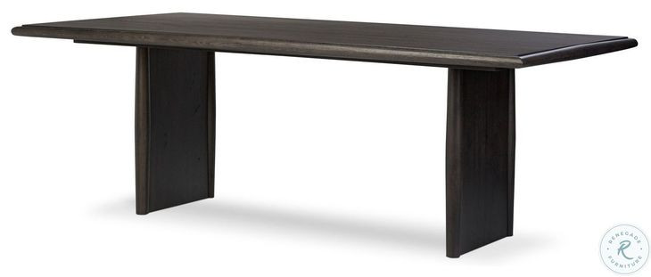 Glenview Smoked Black Oak 86" Rectangular Dining Table