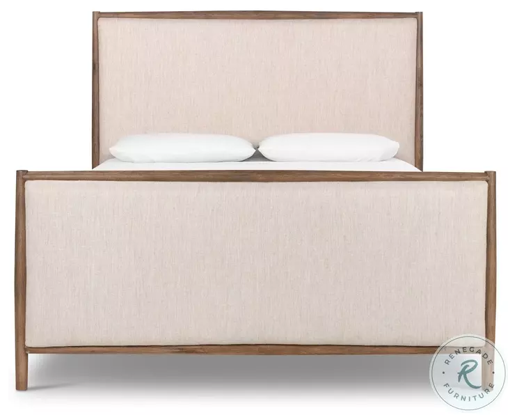 Glenview Weathered Oak Veneer Upholstered Bedroom Set