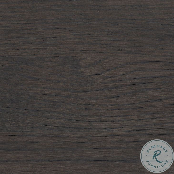 Glenview Cracked Smoked Black Veneer Queen Upholstered Bed