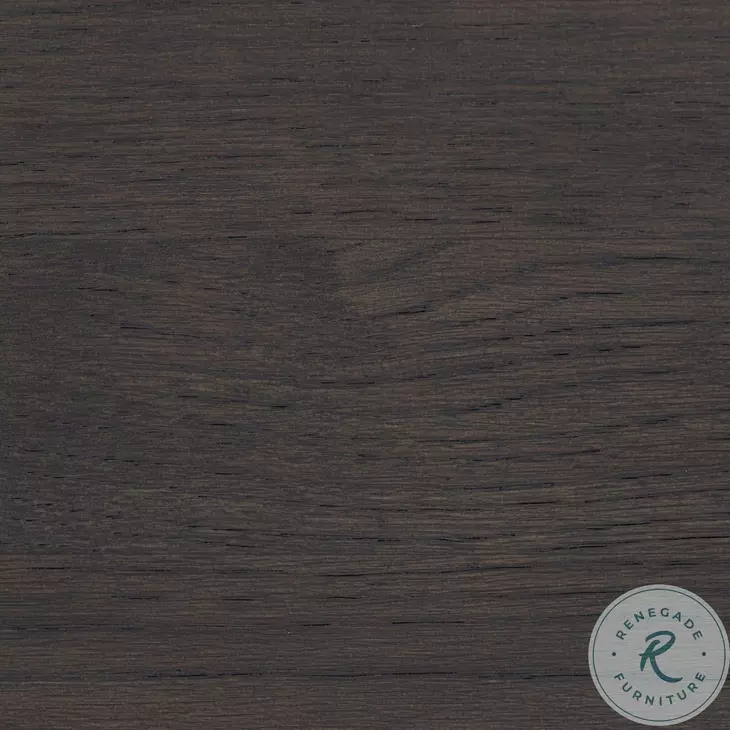 Glenview Cracked Smoked Black Veneer King Upholstered Bed