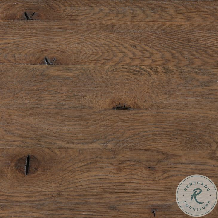 Glenview Weathered Oak Veneer 6 Drawer Dresser